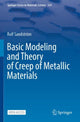 Book cover of: Basic Modeling and Theory of Creep of Metallic Materials. By: Rolf Sandström