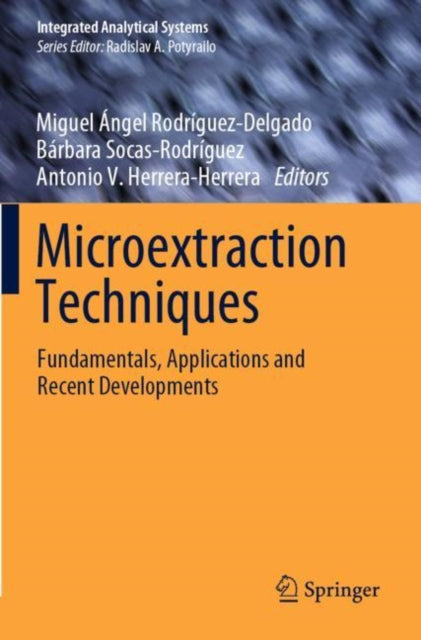 Book cover of: Microextraction Techniques