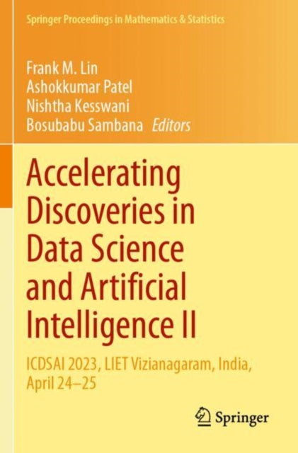 Book cover of: Accelerating Discoveries in Data Science and Artificial Intelligence II