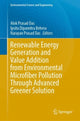 Book cover of: Renewable Energy Generation and Value Addition from Environmental Microfiber Pollution Through Advanced Greener Solution. By: Alok Prasad Das