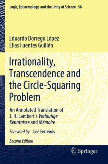 Book cover of: Irrationality, Transcendence and the Circle-Squaring Problem