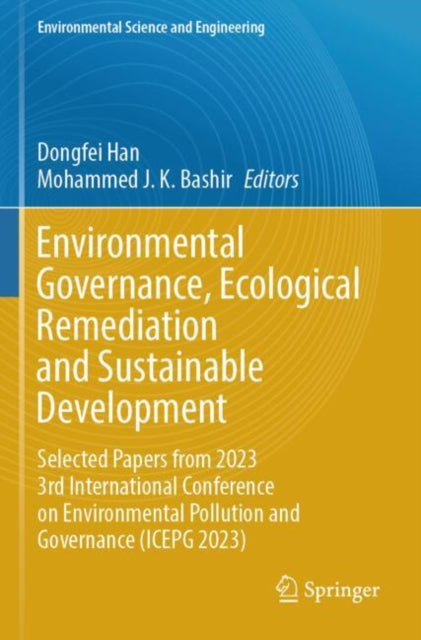 Book cover of: Environmental Governance, Ecological Remediation and Sustainable Development