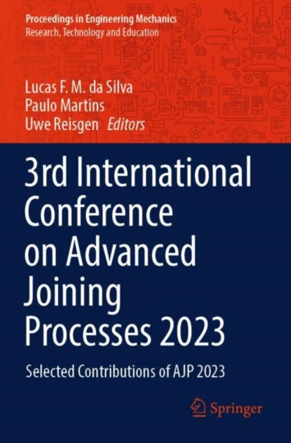 Book cover of: 3rd International Conference on Advanced Joining Processes 2023