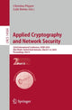 Book cover of: Applied Cryptography and Network Security. By: Christina Pöpper