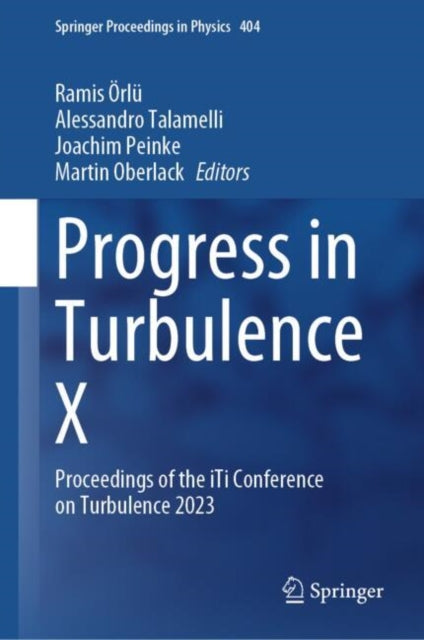 Book cover of: Progress in Turbulence X. By: Ramis Örlü