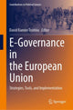 Book cover of: E-Governance in the European Union