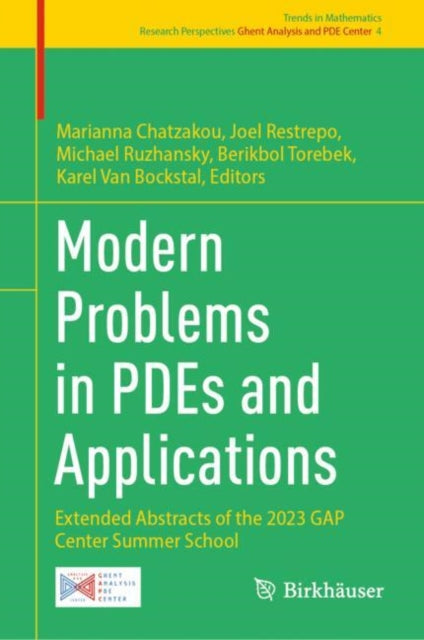 Book cover of: Modern Problems in PDEs and Applications