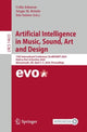 Book cover of: Artificial Intelligence in Music, Sound, Art and Design. By: Colin Johnson