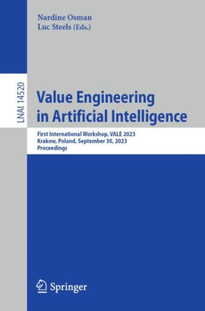 Book cover of: Value Engineering in Artificial Intelligence. By: Nardine Osman