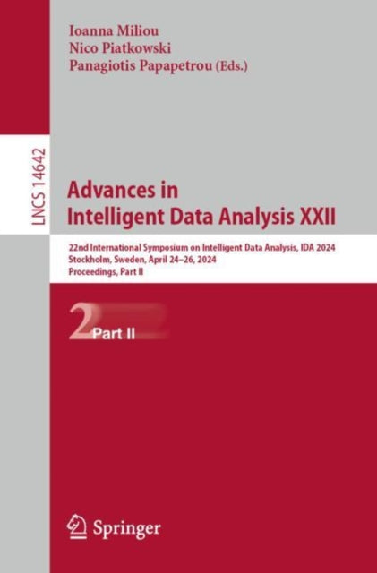 Book cover of: Advances in Intelligent Data Analysis XXII. By: Ioanna Miliou