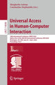 Book cover of: Universal Access in Human-Computer Interaction. By: Constantine Stephanidis