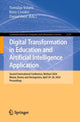 Book cover of: Digital Transformation in Education and Artificial Intelligence Application. By: Boris Crnokić