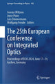 Book cover of: 25th European Conference on Integrated Optics. By: Jeremy Witzens