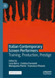 Book cover of: Italian Contemporary Screen Performers. By: Luca Barra