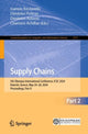 Book cover of: Supply Chains. By: Ioannis Kostavelis