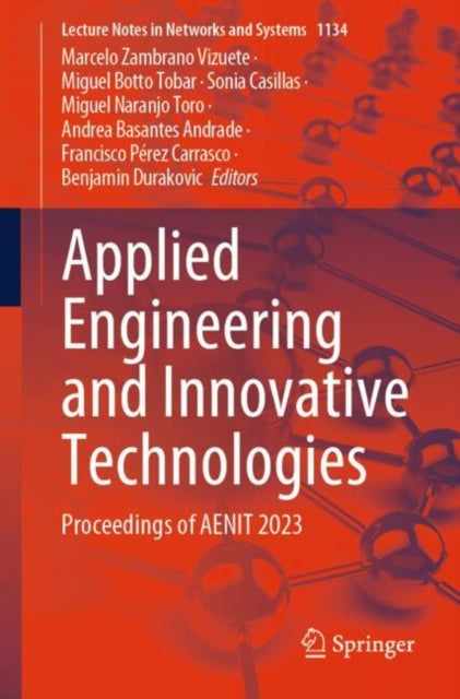 Book cover of: Applied Engineering and Innovative Technologies. By: Marcelo Zambrano Vizuete