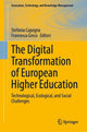 Book cover of: Digital Transformation of European Higher Education. By: Stefania Capogna