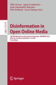 Book cover of: Disinformation in Open Online Media. By: Mike Preuss