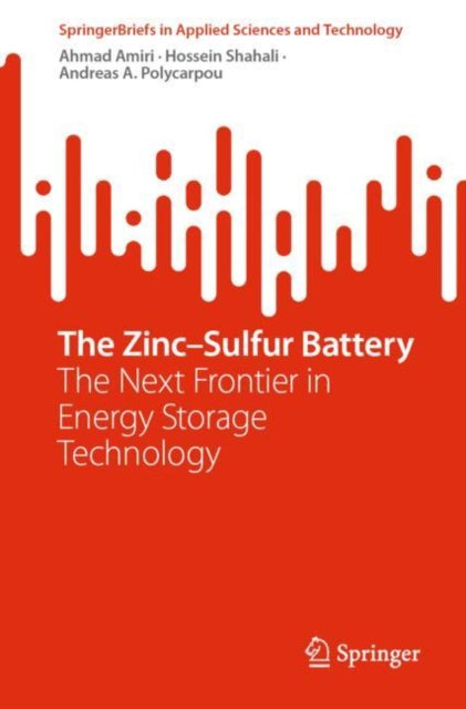Book cover of: Zinc–Sulfur Battery. By: Ahmad Amiri