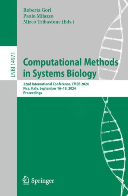 Book cover of: Computational Methods in Systems Biology. By: Roberta Gori