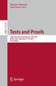 Book cover of: Tests and Proofs. By: Marieke Huisman