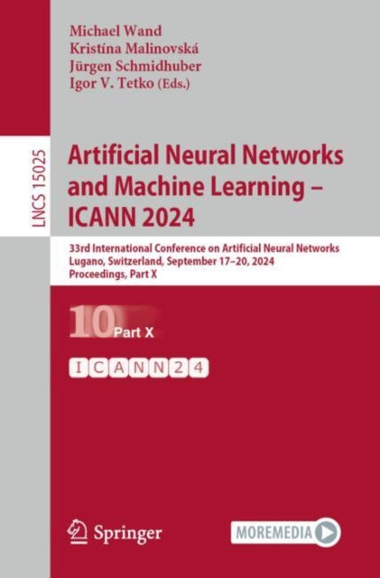 Book cover of: Artificial Neural Networks and Machine Learning – ICANN 2024. By: Michael Wand