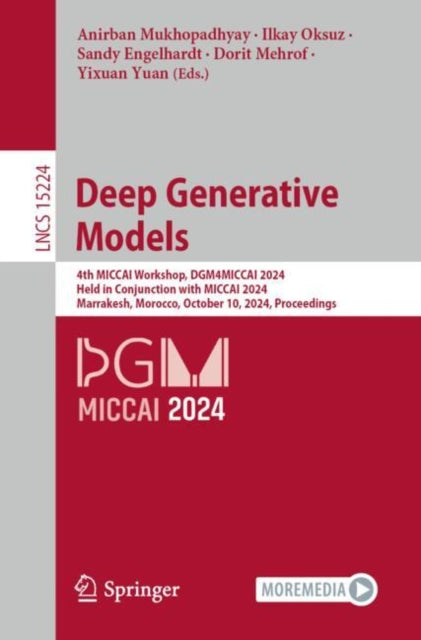 Book cover of: Deep Generative Models. By: Anirban Mukhopadhyay