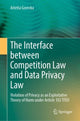 Book cover of: Interface between Competition Law and Data Privacy Law. By: Arletta Gorecka