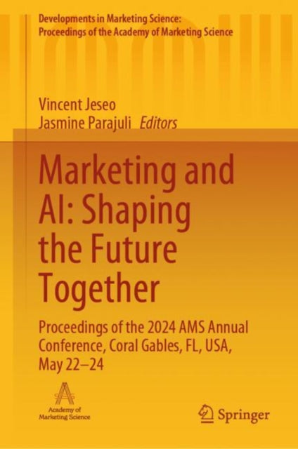 Book cover of: Marketing and AI: Shaping the Future Together. By: Vincent Jeseo