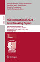 Book cover of: HCI International 2024 – Late Breaking Papers. By: Masaaki Kurosu