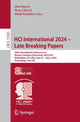 Book cover of: HCI International 2024 – Late Breaking Papers