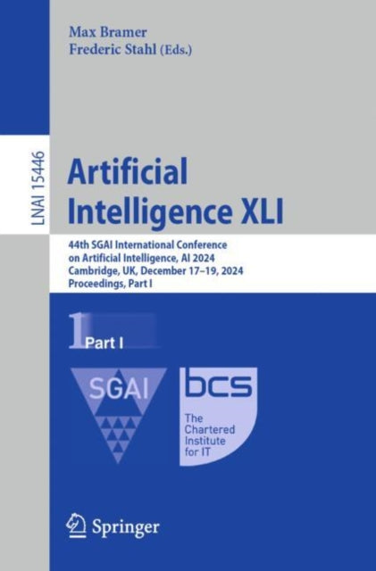 Book cover of: Artificial Intelligence XLI. By: Max Bramer