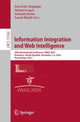 Book cover of: Information Integration and Web Intelligence. By: Pari Delir Haghighi