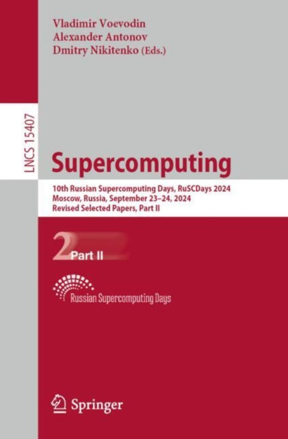 Book cover of: Supercomputing. By: Vladimir Voevodin