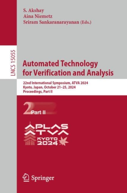 Book cover of: Automated Technology for Verification and Analysis. By: S. Akshay