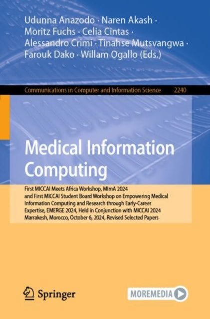Book cover of: Medical Information Computing. By: Udunna Anazodo