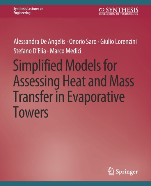 Book cover of: Simplified Models for Assessing Heat and Mass Transfer. By: Giulio Lorenzini