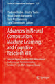 Book cover of: Advances in Neural Computation, Machine Learning, and Cognitive Research VIII. By: Vladimir Redko
