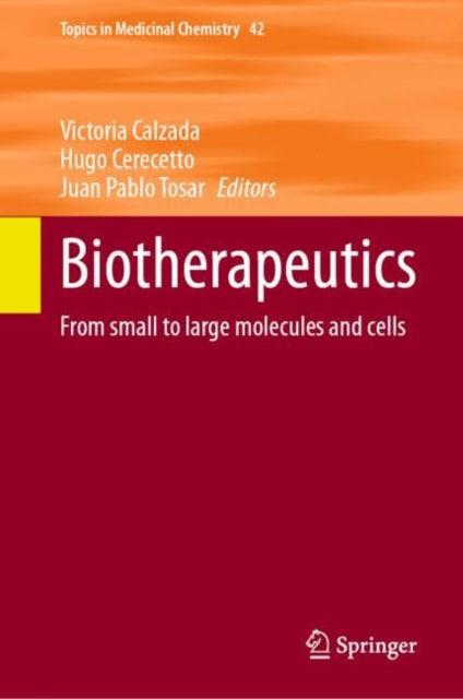 Book cover of: Biotherapeutics. By: Victoria Calzada