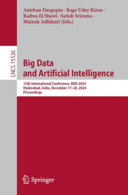 Book cover of: Big Data and Artificial Intelligence. By: Anirban Dasgupta