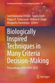 Book cover of: Biologically Inspired Techniques in Many Criteria Decision-Making. By: Satchidananda Dehuri