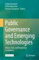 Book cover of: Public Governance and Emerging Technologies