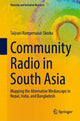 Book cover of: Community Radio in South Asia. By: Taijrani Rampersaud-Skorka