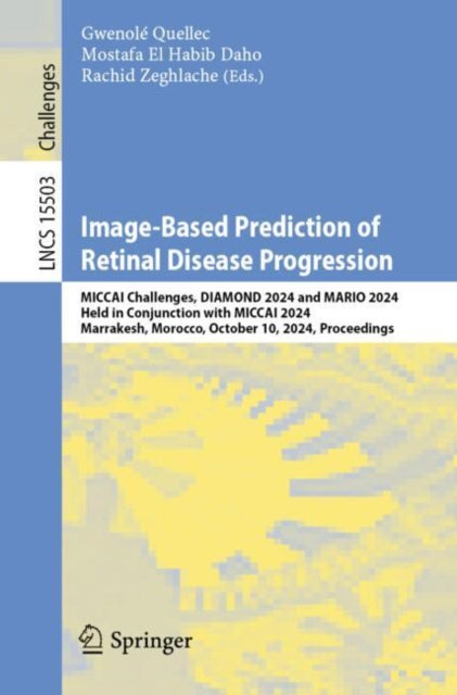 Book cover of: Image-Based Prediction of Retinal Disease Progression