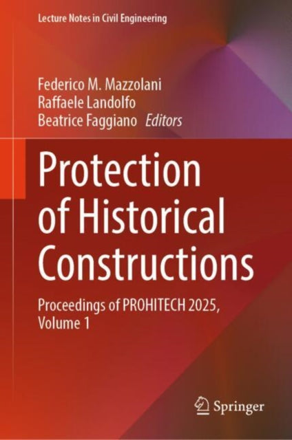 Book cover of: Protection of Historical Constructions