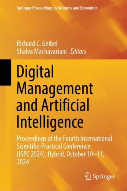 Book cover of: Digital Management and Artificial Intelligence