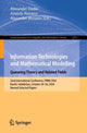 Book cover of: Information Technologies and Mathematical Modelling. Queueing Theory and Related Fields