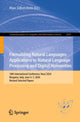 Book cover of: Formalizing Natural Languages: Applications to Natural Language Processing and Digital Humanities
