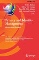 Book cover of: Privacy and Identity Management. Generating Futures