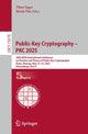 Book cover of: Public-Key Cryptography – PKC 2025